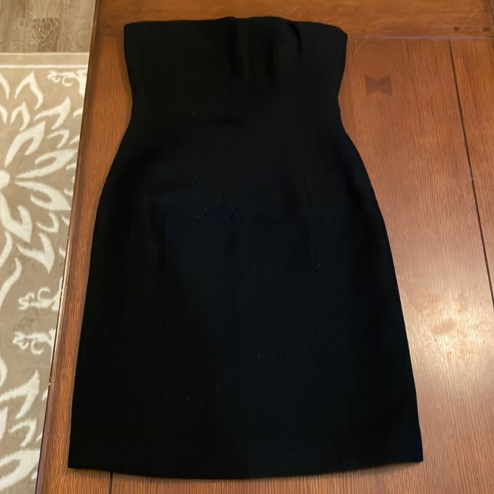 Badgley Mischka, strapless dress - size 8. Sparkle. Lined.